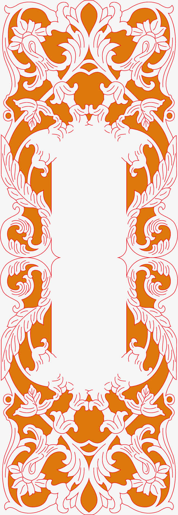 花纹古典古风窗棂免抠