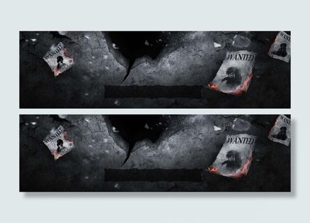 颓废火焰背景banner装饰高清