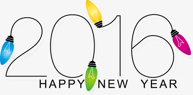 2016新年创意矢量素材免抠 2016新年创意矢量素材免抠