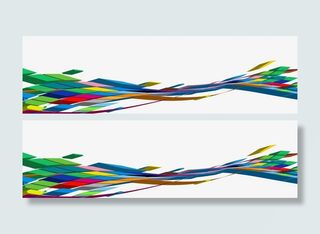 彩色不规则边框免抠