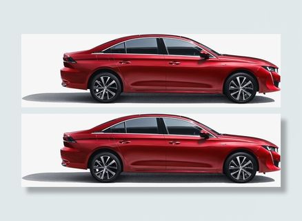 标致汽车508L免扣图免抠