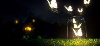 梦幻蝴蝶背景banner高清