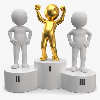 登上领奖台的金人免抠