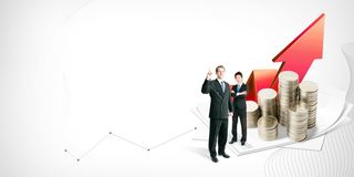 投资理财金融企业海报背景高清