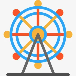 费里斯轮图标免抠