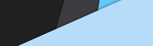 简约炫彩个性多边形背景banner
