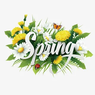 春天spring花免抠
