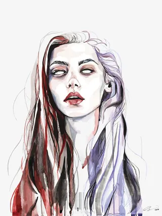 矢量时尚女人免抠