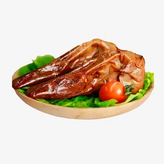产品实物美食卤鸭头免抠