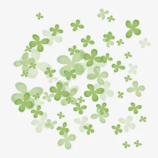 清新小花卡通插画3免抠手绘/卡通手绘元素