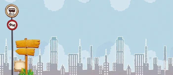 扁平banner背景高清