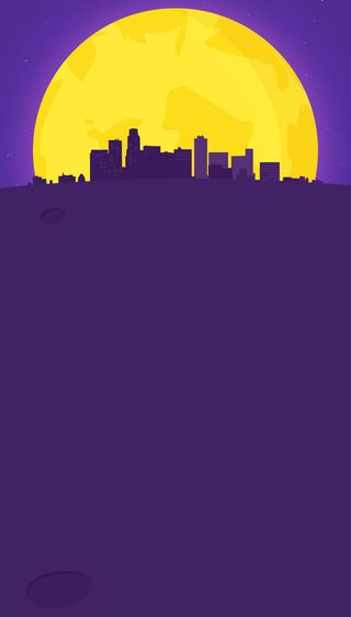 紫色中秋H5背景高清