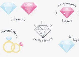 结婚戒指图案免抠