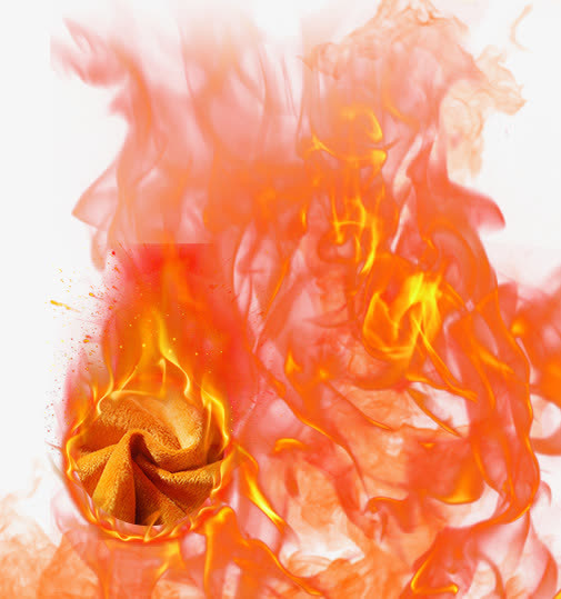 加绒加厚火焰免抠素材免抠