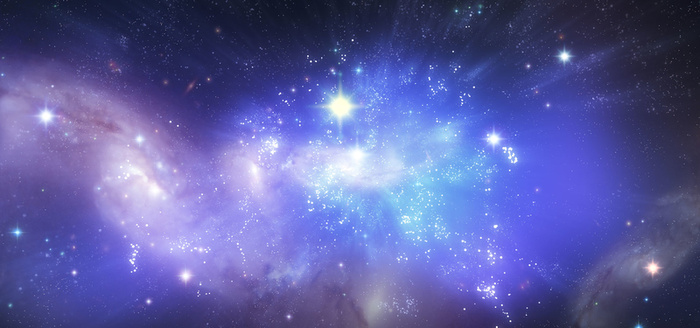 蓝色星空高清