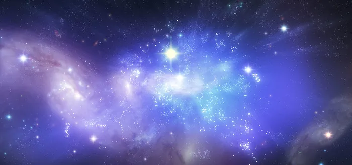 蓝色星空高清
