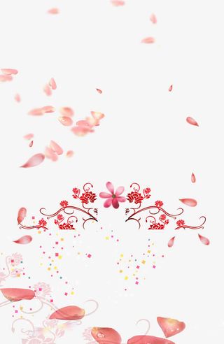 漂浮花瓣免抠