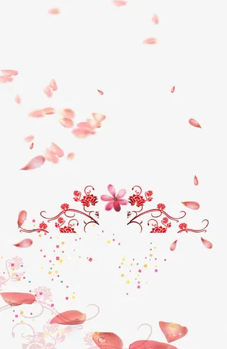 漂浮花瓣免抠