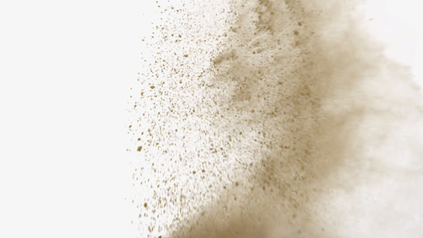 飞扬的尘土元素免抠