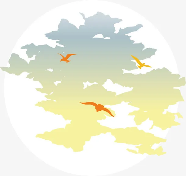 矢量天空免抠