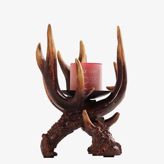 鹿角烛台摆件蜡烛烛台摆台家居餐免抠