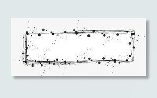 欧式花纹边框免抠