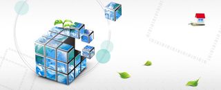 金融财经商务banner背景高清