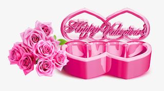 情人节装饰海报元素免抠