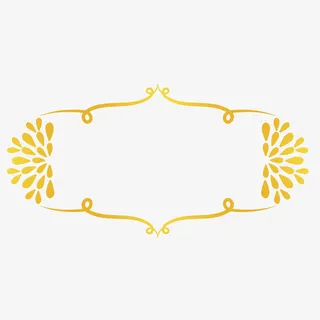 唯美欧美风边框免抠