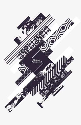 卡通紫色街头涂鸦风背景装饰