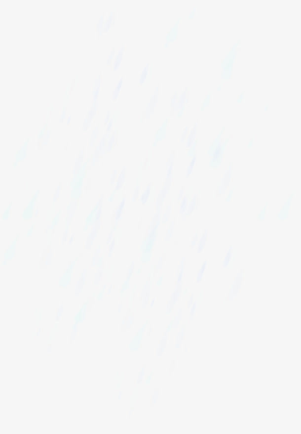 漂浮蓝色雨滴免抠