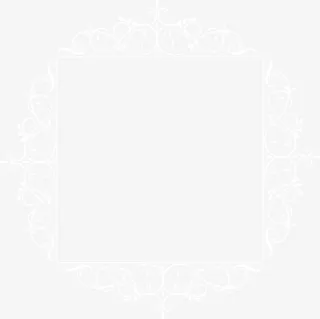 白色清新花边边框纹理免抠