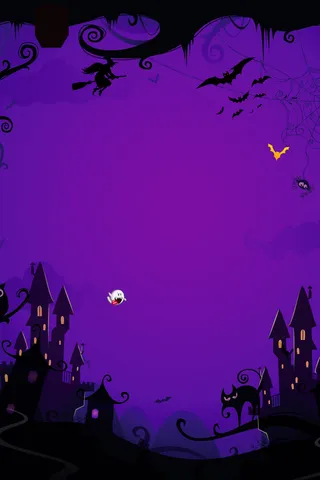 卡通万圣节海报设计高清