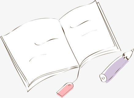 书本边框免抠手绘/卡通卡通元素