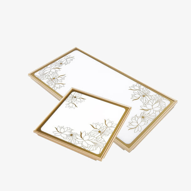 产品实物花纹平板灯免抠