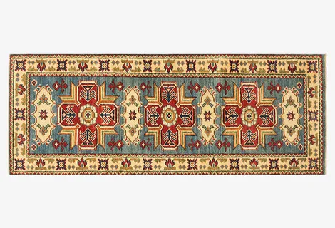 矩形复古地毯素材免抠