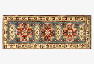 矩形复古地毯素材免抠