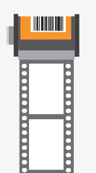 手绘扁平电影相机胶卷免抠