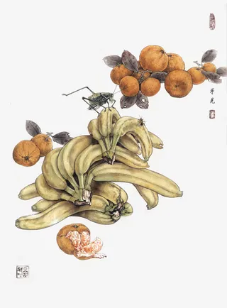 苏宇光工画作品免抠