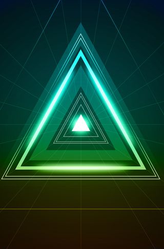 绿色光效H5背景高清