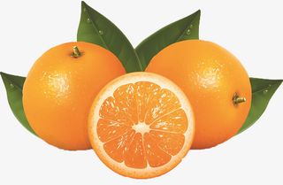 橙子水果海报图片免抠