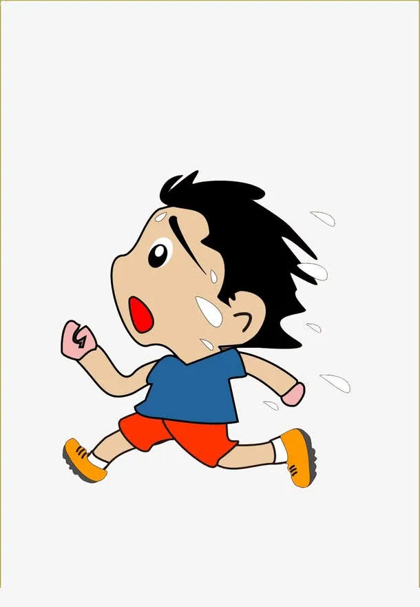 焦急的小男孩免抠