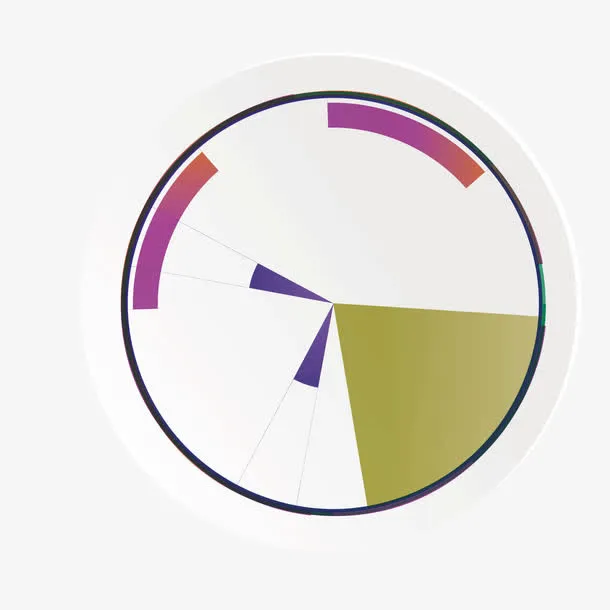 矢量雷达扫描显示区域免抠