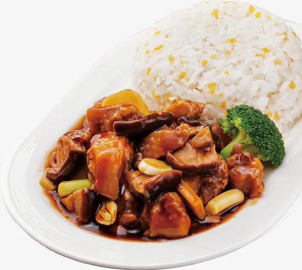 香菇滑鸡套饭免抠