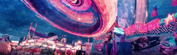 手绘游乐园主页装修免抠