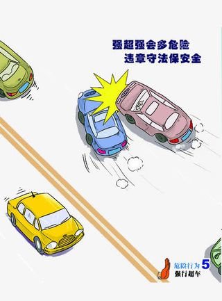 强行超车危险免抠