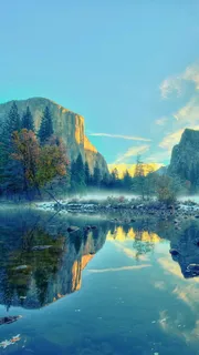 山水倒影风景摄影H5背景高清 山水倒影风景摄影H5背景高清