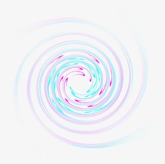 炫酷条纹旋转免抠