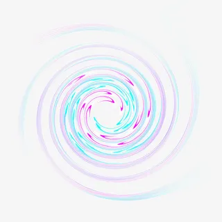 炫酷条纹旋转免抠