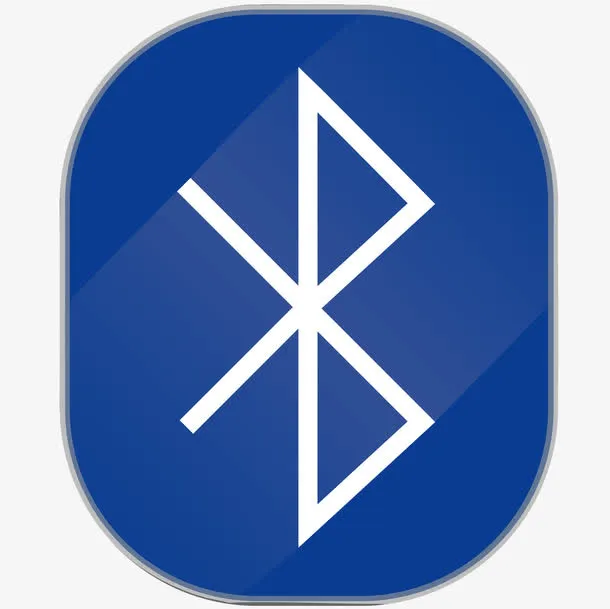 蓝色蓝牙标志免抠